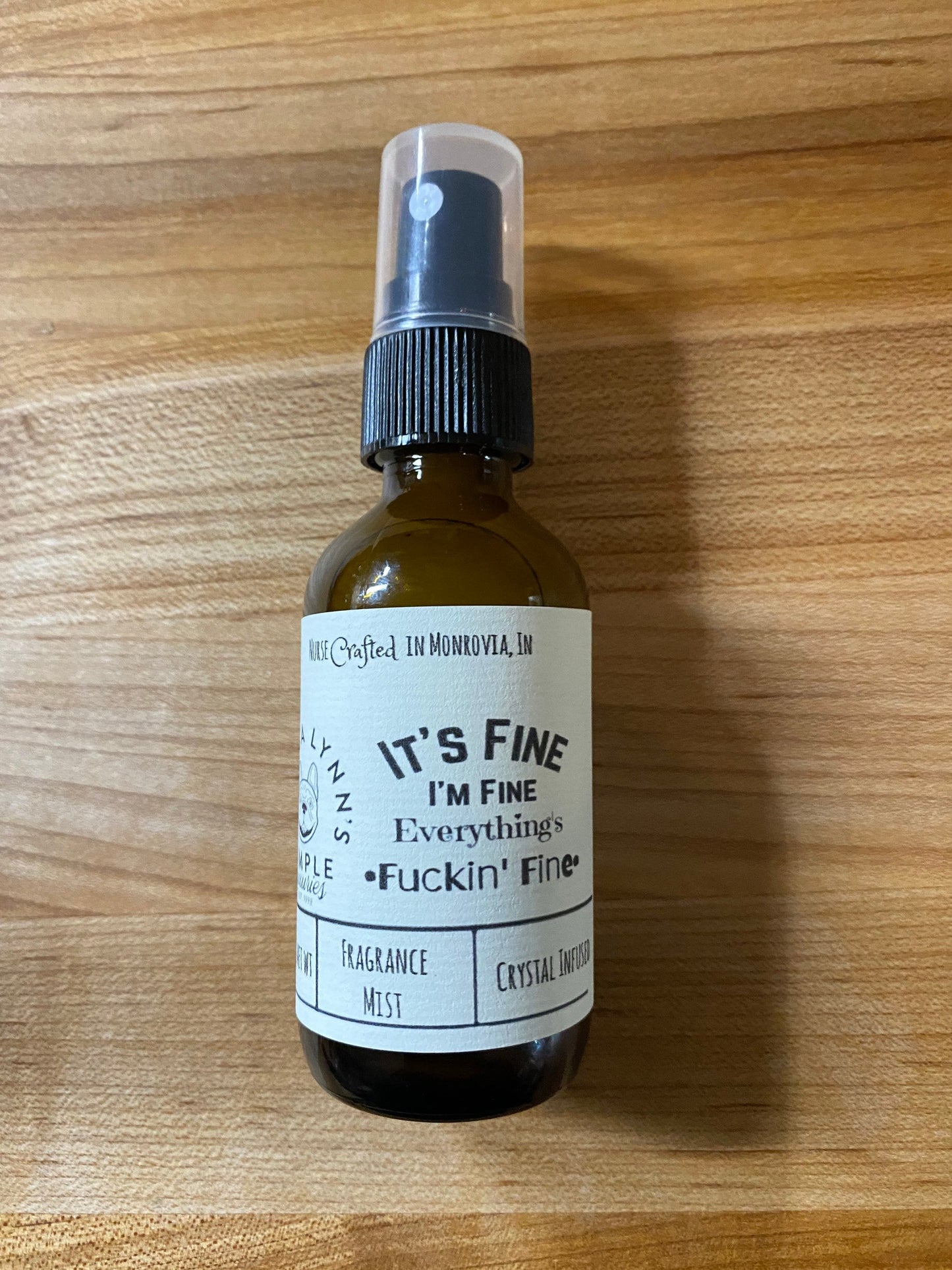 It?s Fine, I?m Fine, Everything is Fuckin Fine, Lotion,  Anxiety, Self Care, coconut oil, luxury, argan oil, White Floral, berry, mature