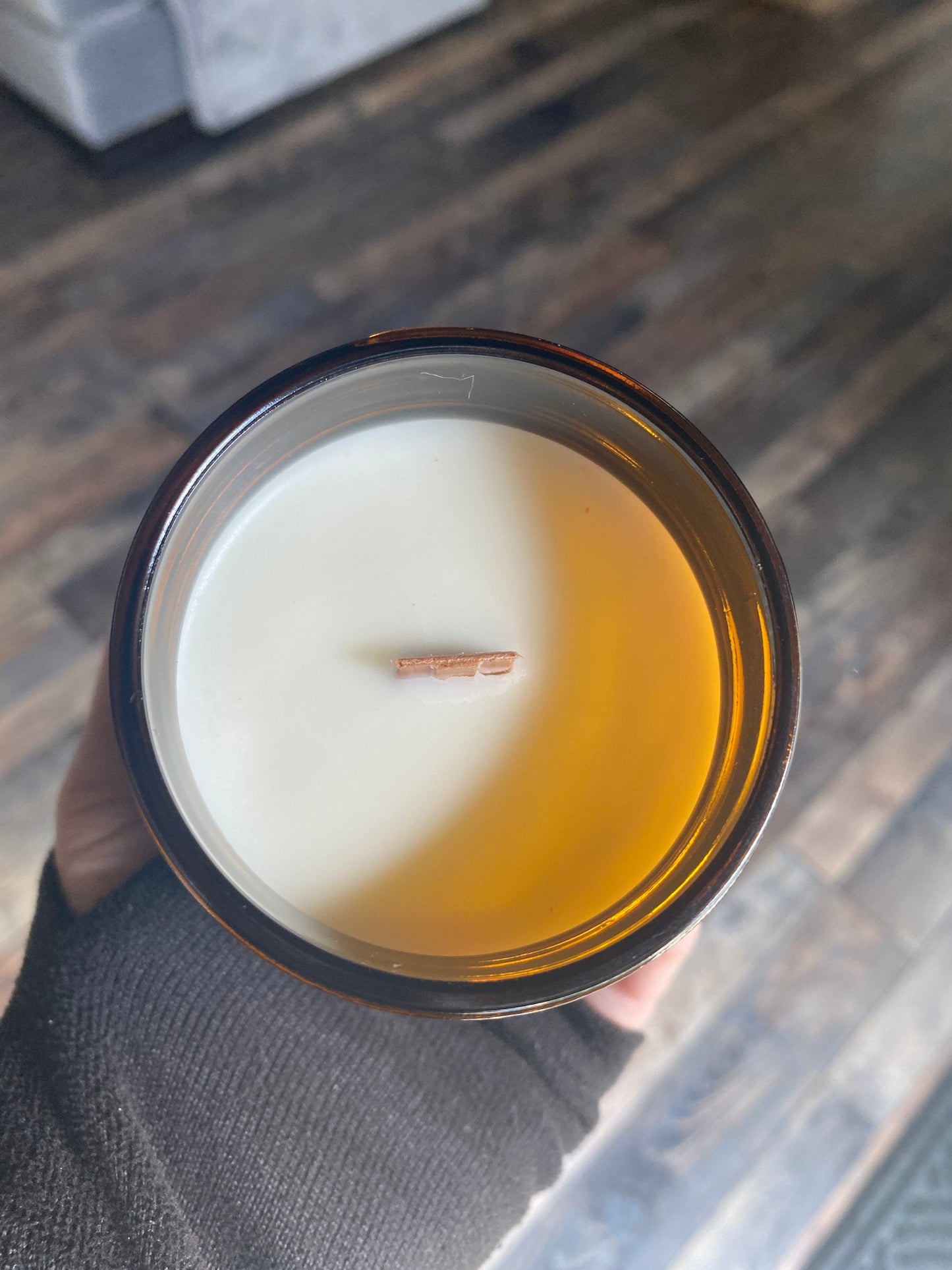Headache, wooden wick, aromatherapy candle, soy wax candle