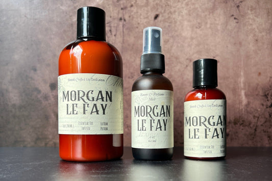 Morgan le Fay, Fragrance, Lotion, Spray, Skin Care, fragrance, witchy, shea butter, Argan oil, perfume, intention set, cologne, aromatherapy