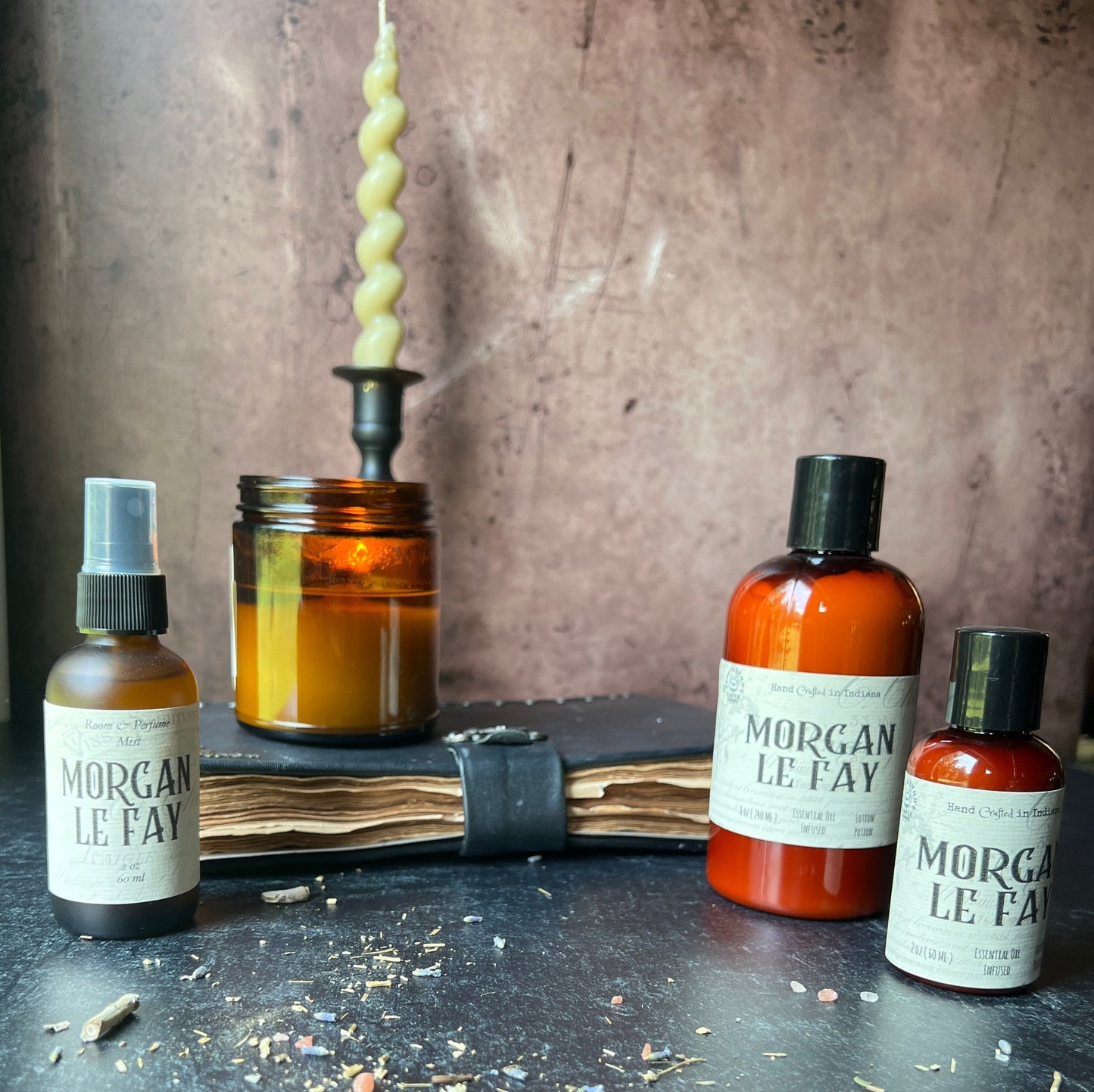 Morgan le Fay, Fragrance, Lotion, Spray, Skin Care, fragrance, witchy, shea butter, Argan oil, perfume, intention set, cologne, aromatherapy