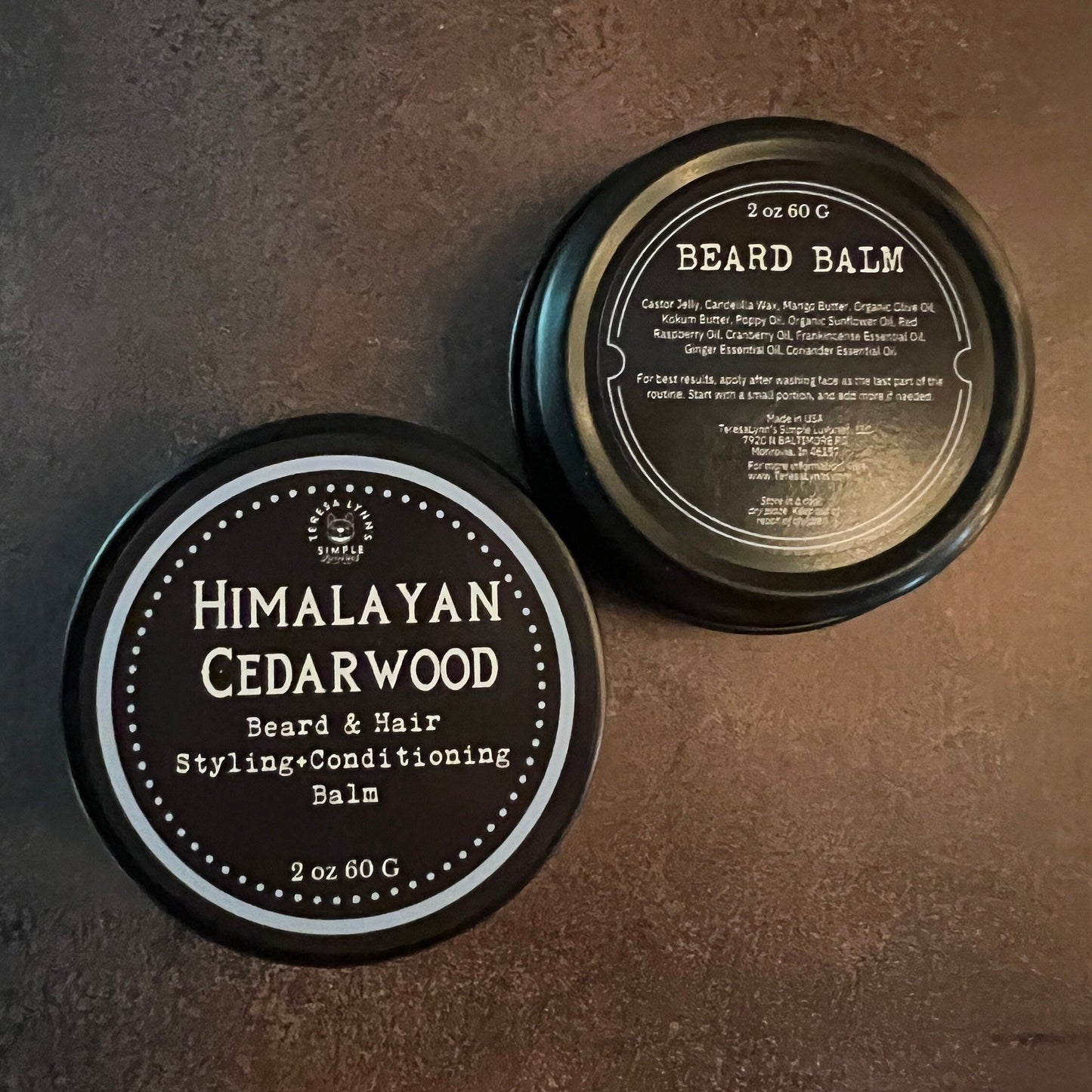 Beard and Hair Styling and Conditioning Balm, Himalayan Cedarwood