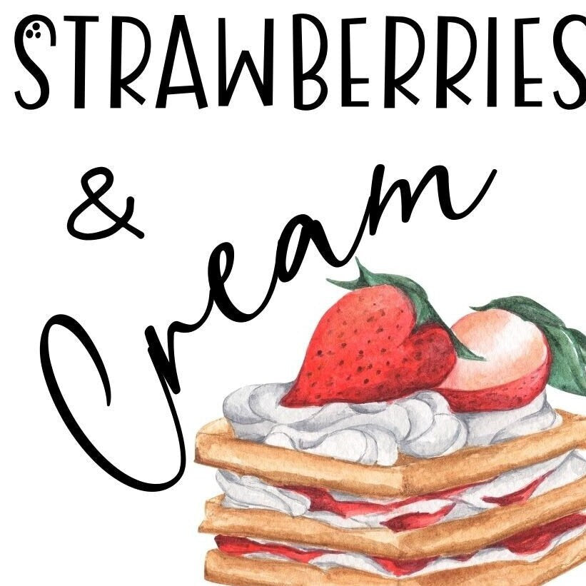 Strawberries and Cream Body Wash, summer scent